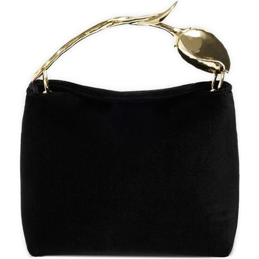 ERDEM borsa a spalla bloom mini - nero