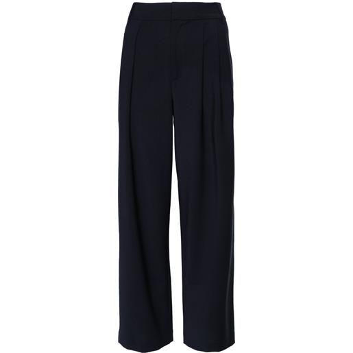 Tibi pantaloni a palazzo stella - blu