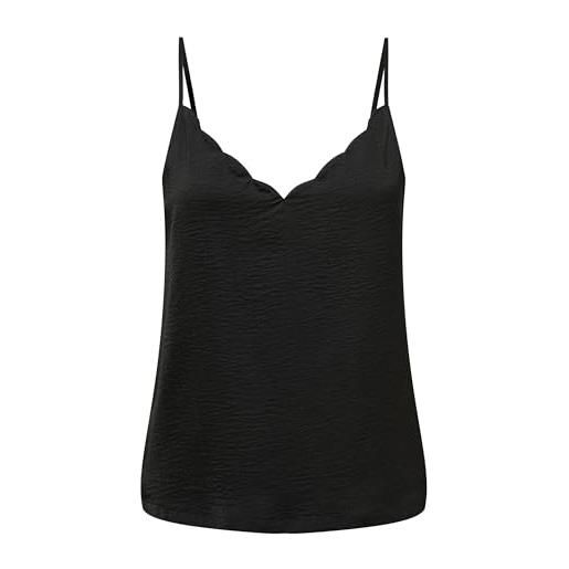 ONLY onldebbie singlet noos wvn vestaglia, nero (black black), 46 (taglia produttore: 40.0) donna