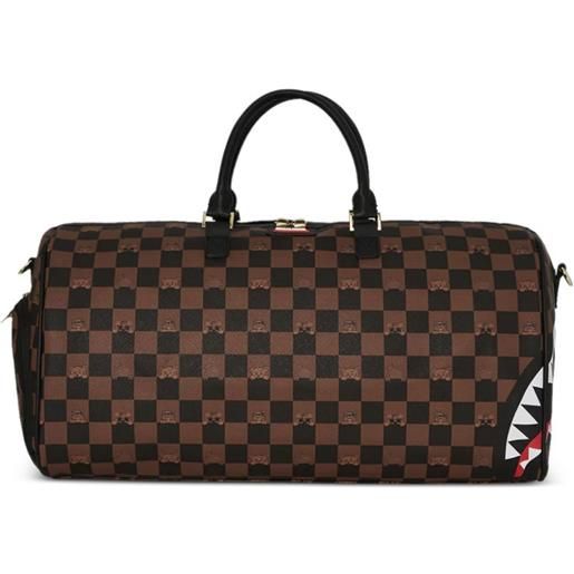 sprayground kid borsone sharks in paris - marrone