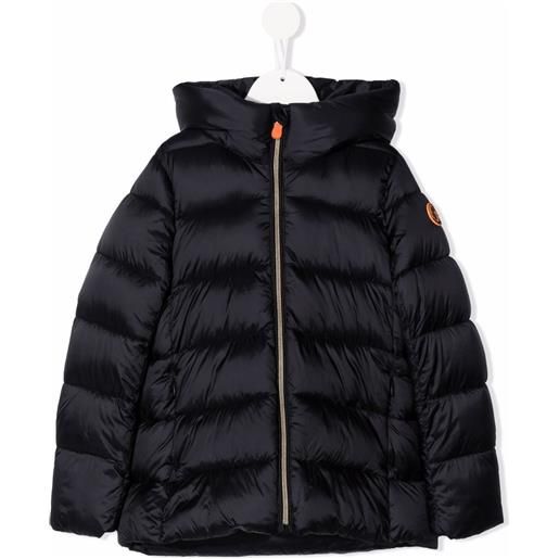 Save The Duck Kids piumino con cappuccio - nero