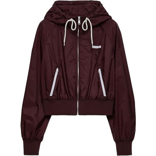 Prada giacca con zip - viola