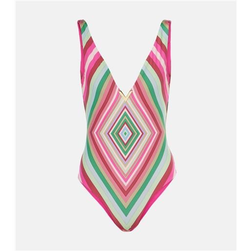 Valentino costume intero con stampa