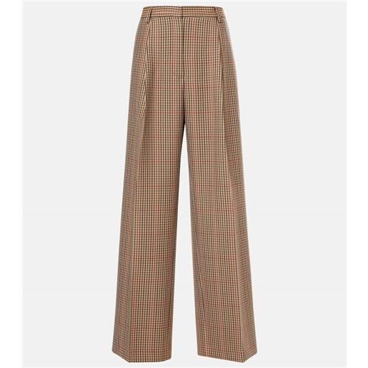 Dries Van Noten pantaloni a gamba larga in lana