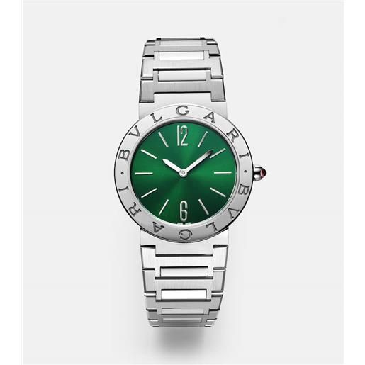 Bvlgari orologio Bvlgari Bvlgari lady 33mm in acciaio inossidabile con rubellite