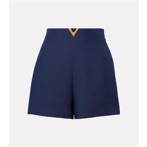 Valentino shorts vgold in crãªpe couture