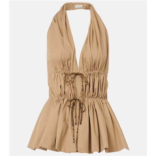 Dries Van Noten top in popeline di cotone