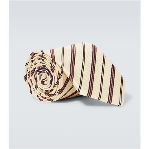 Dries Van Noten cravatta in seta stampata