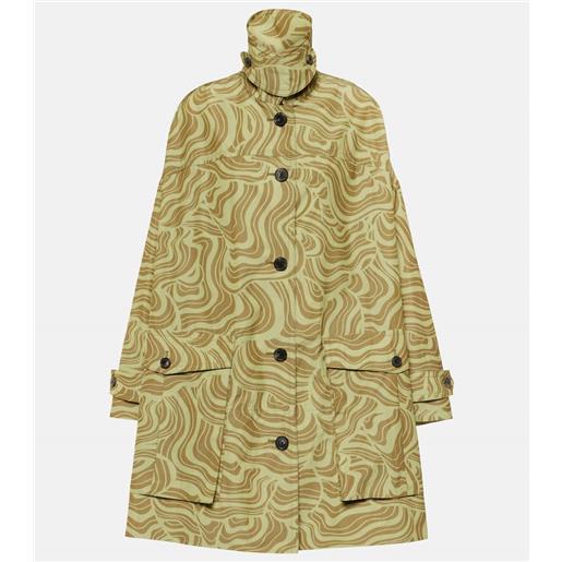 Dries Van Noten cappotto con stampa