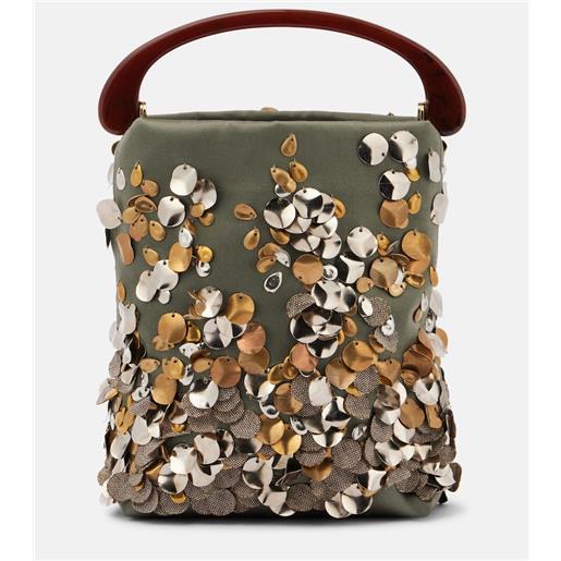 Dries Van Noten borsa small con paillettes