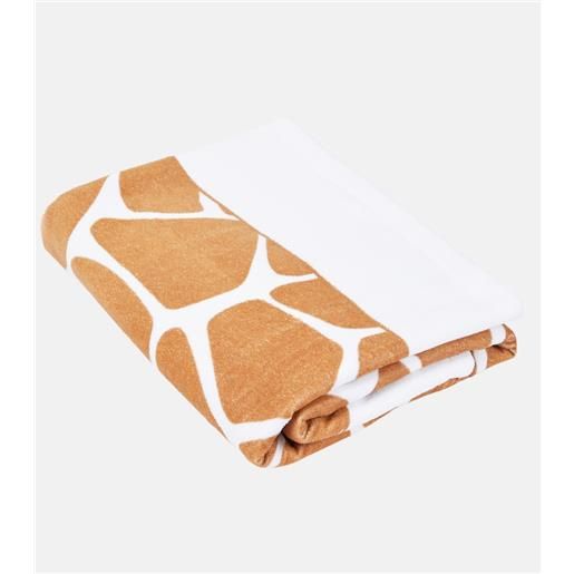 Valentino telo mare in cotone con stampa