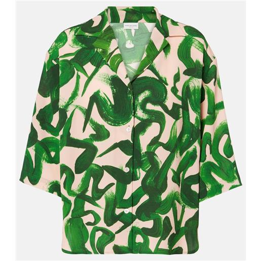 Dries Van Noten camicia con stampa