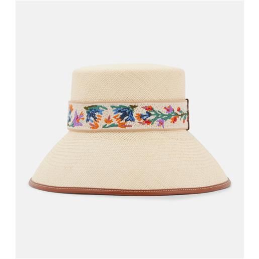 Valentino cappello da pescatore antibes in paglia