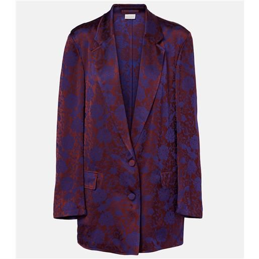 Dries Van Noten blazer in jacquard floreale
