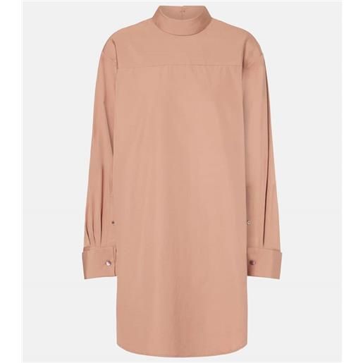 Dries Van Noten blusa in cotone a collo alto