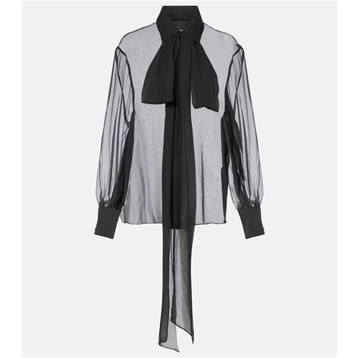 Valentino blusa in chiffon di seta
