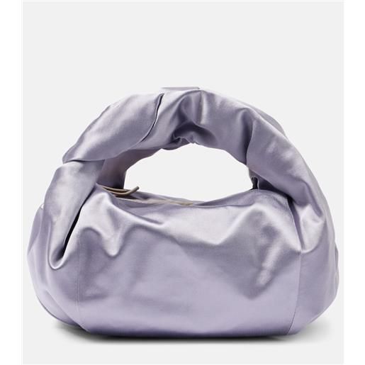 Dries Van Noten borsa twist in raso