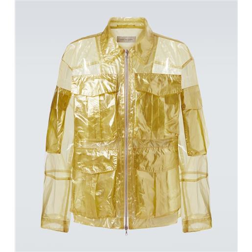 Dries Van Noten giacca in nylon con zip