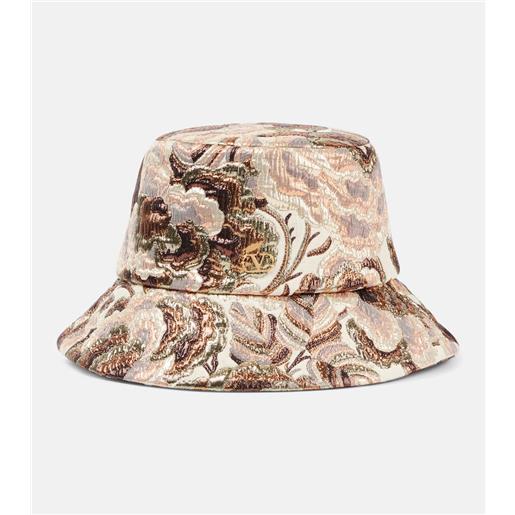 Valentino cappello da pescatore apres lâhiver in jacquard