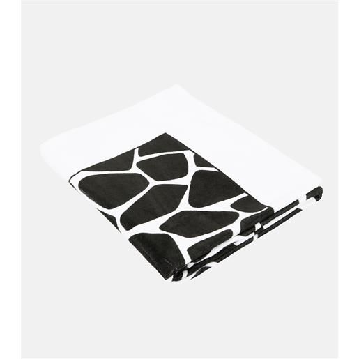 Valentino telo mare in cotone con stampa