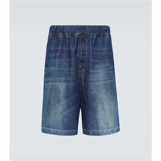 Valentino bermuda in chambray di jeans