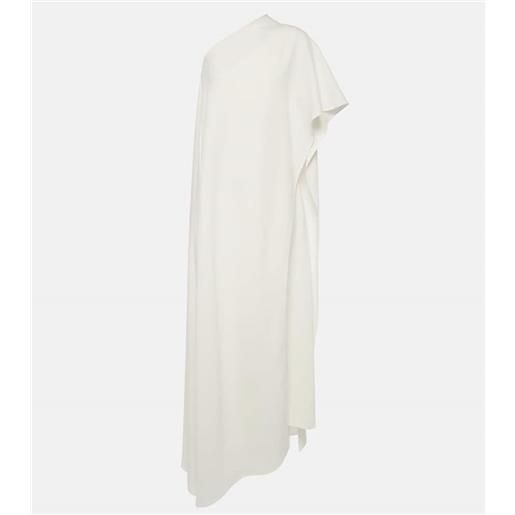 Valentino abito midi asimmetrico in seta