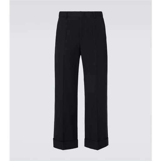 Valentino pantaloni da smoking in lana vergine