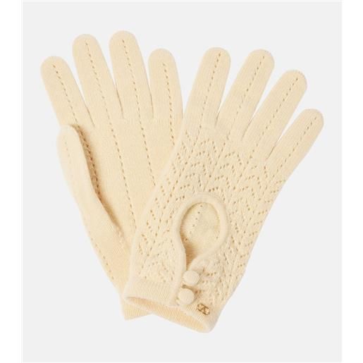 Valentino guanti in lana vergine