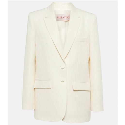 Valentino blazer in crepe couture toile iconographe