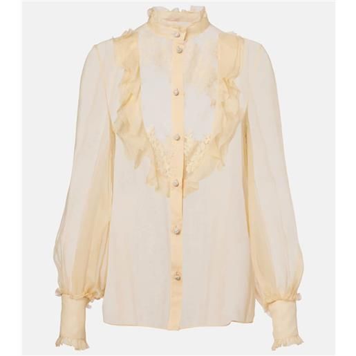 Valentino blusa in chiffon di seta