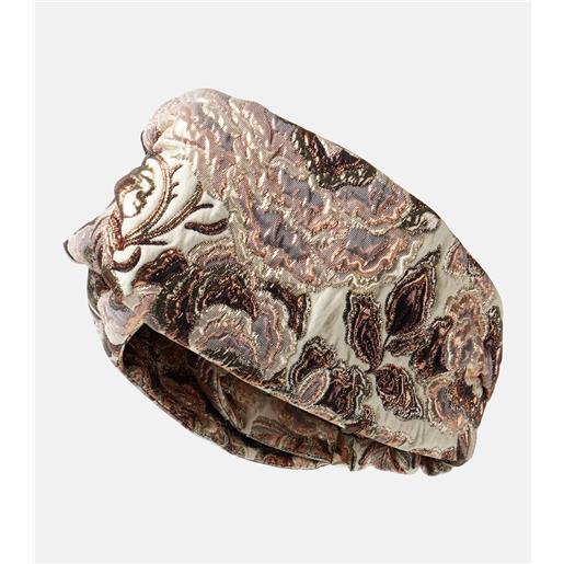 Valentino fascia per capelli in jacquard di lamã©