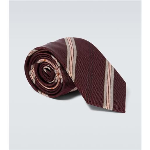 Dries Van Noten cravatta in raso di seta