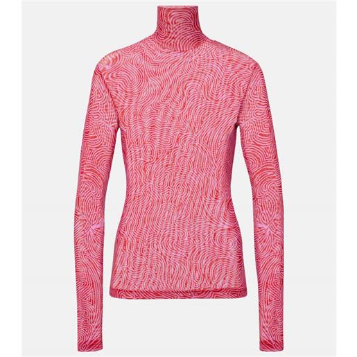 Dries Van Noten lupetto in mesh