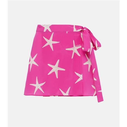 Valentino pareo in seta con stampa