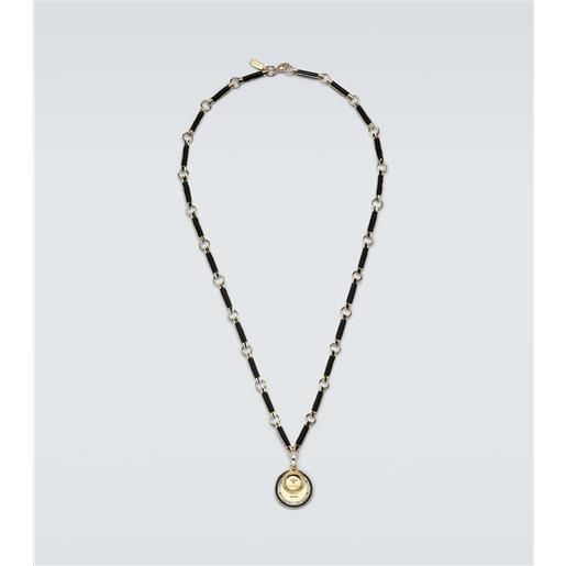 FoundRae collana element in oro 18kt con onice