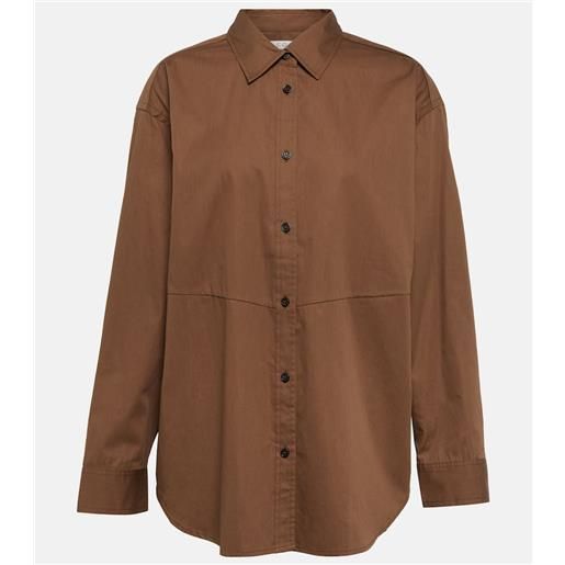 CO camicia oversize in cotone e seta