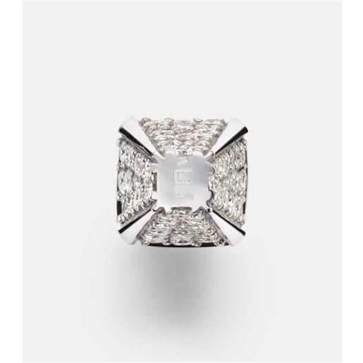 Eera eã©ra orecchino singolo in oro bianco 18kt con diamanti