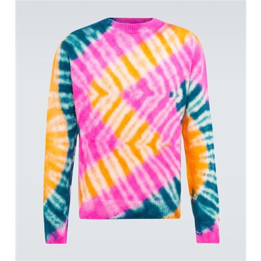 The Elder Statesman pullover zig in cashmere tinto