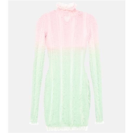 Roberta Einer abito corto angel con tulle