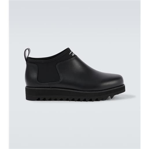 Comme des Garcons Homme comme des garã§ons homme stivali in pelle con logo