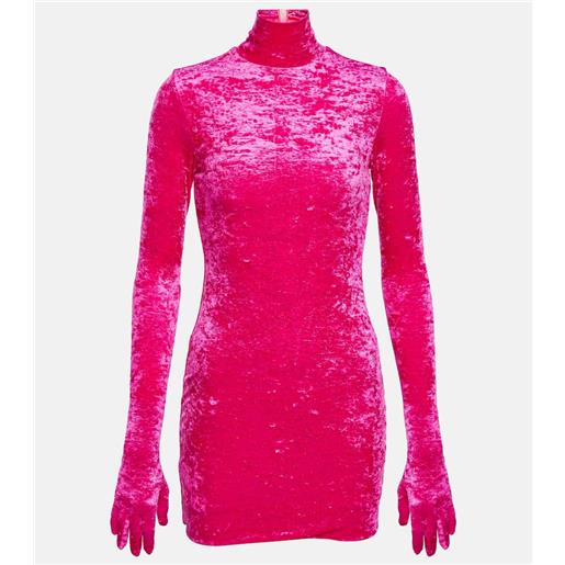 Vetements miniabito in velluto