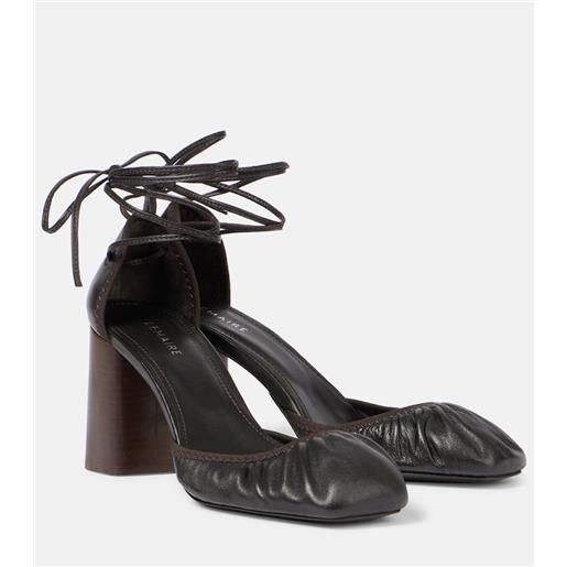 Lemaire sandali micro ballerina 85 in pelle