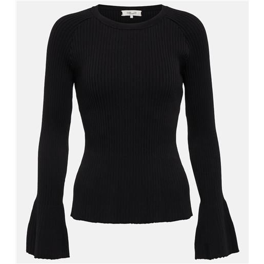 Diane von Furstenberg pullover tailey in maglia a coste