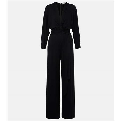 Diane von Furstenberg jumpsuit aurelia in jersey