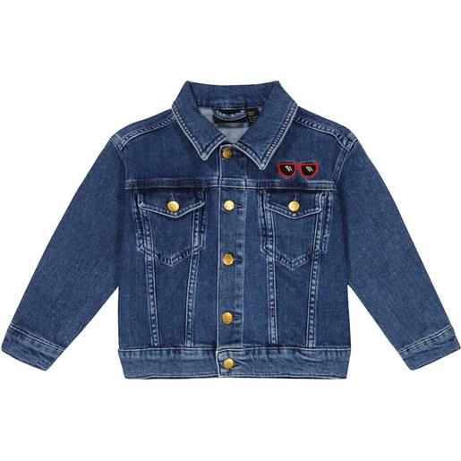 Mini Rodini giacca di jeans con ricamo