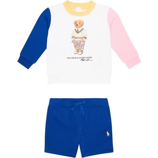 Polo Ralph Lauren Kids baby - felpa e shorts polo bear