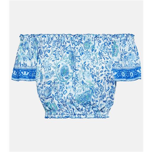 Poupette St Barth top camila con stampa