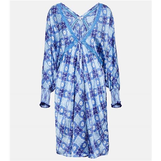 Poupette St Barth miniabito asimmetrico allegra