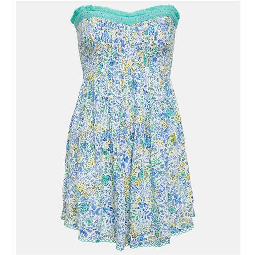 Poupette St Barth miniabito claire con stampa