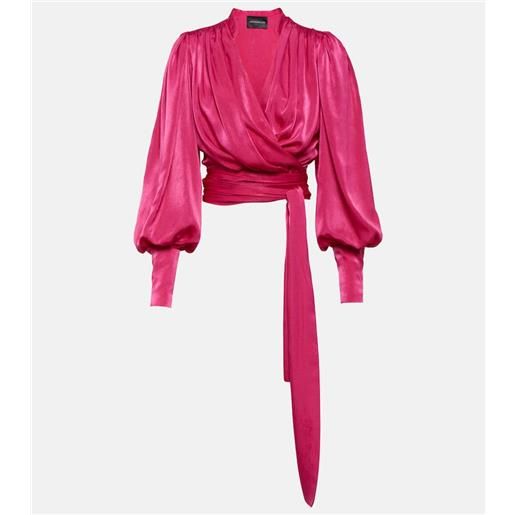 Costarellos blusa a portafoglio mouglalis in raso